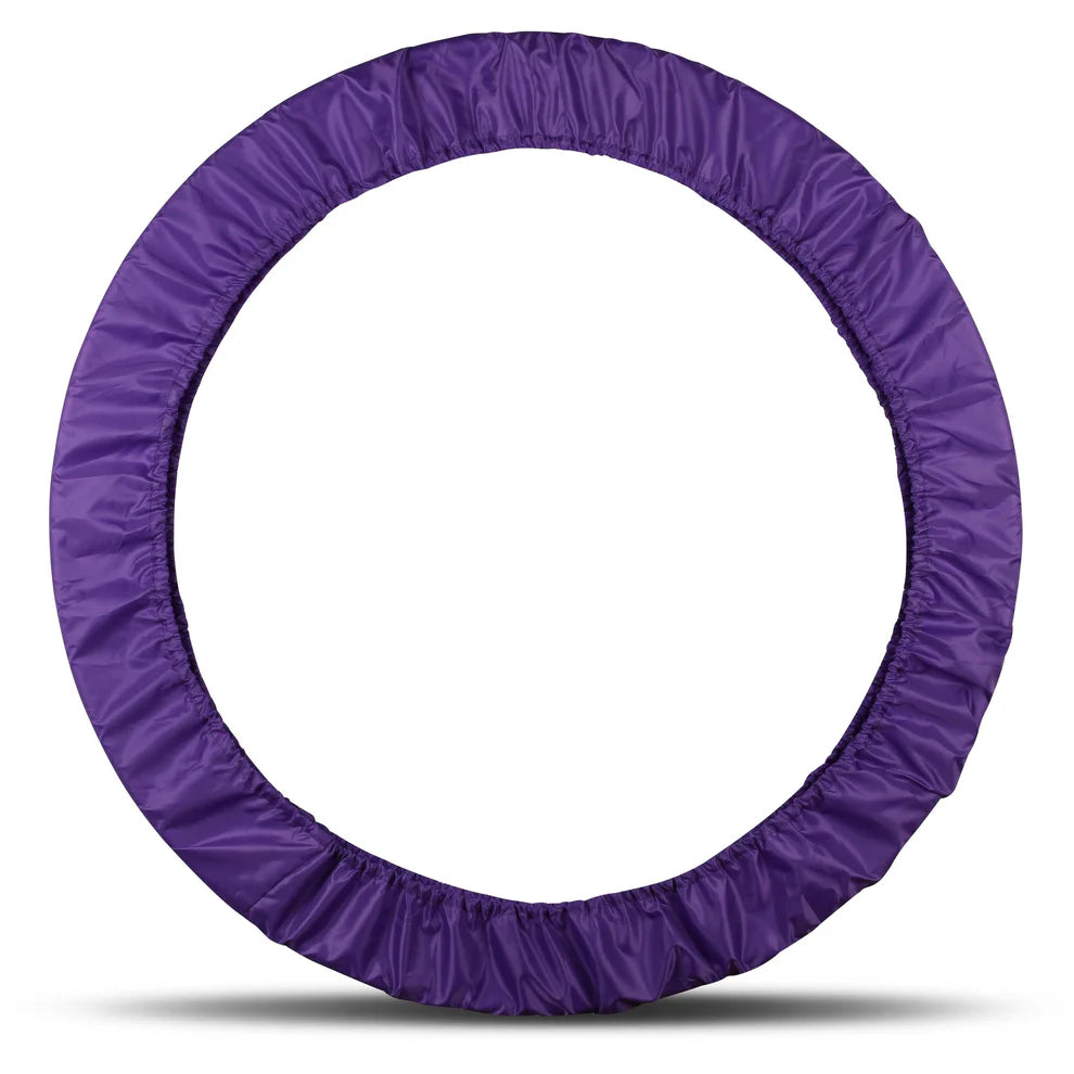 funda de aro de gimnasia ritmica personalizable con el nombre o club color morado indigo impermeable  aro hula hoop tienda gimnasia ritmica madrid shaer maillots shaer.es online envios 