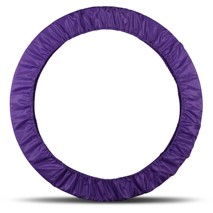 funda de aro de gimnasia ritmica personalizable con el nombre o club color morado indigo impermeable  aro hula hoop tienda gimnasia ritmica madrid shaer maillots shaer.es online envios 