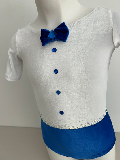 Maillot malla mallot Madrid de terciopelo estilo Mary poppins  pajarita