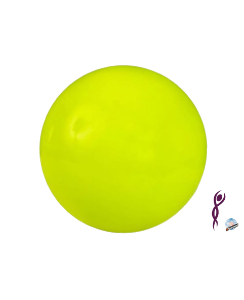 pelota venturelli lisa gimnasia ritmica amarillo neon fosforito fluor fluorescente 