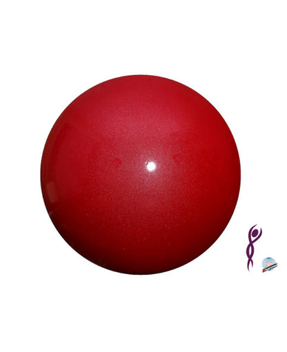 pelota venturelli lisa gimnasia  ritmica roja rojo 