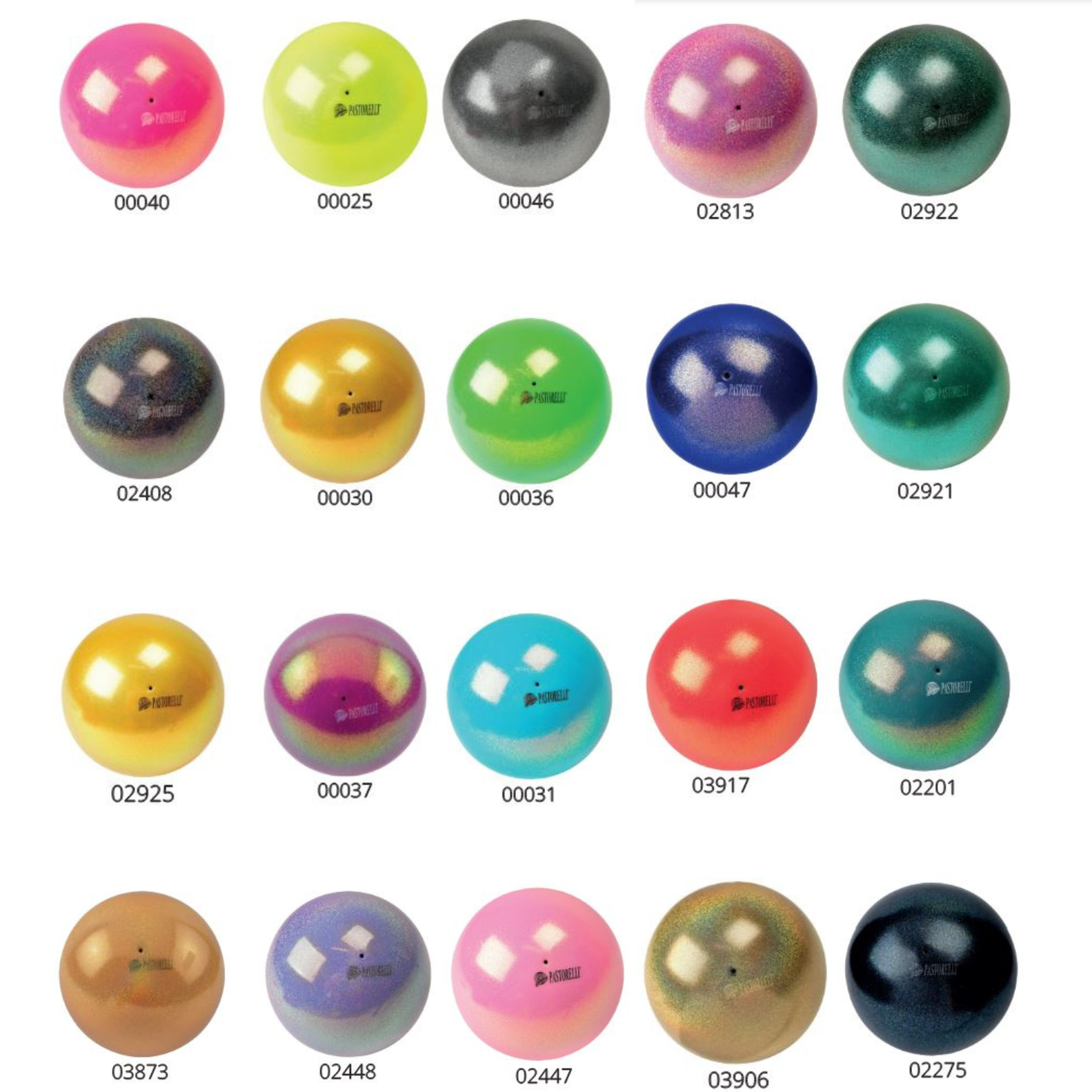 pelota pastorelli brillo muchos colores diferentes en venta en shaer tienda en madrid y online 