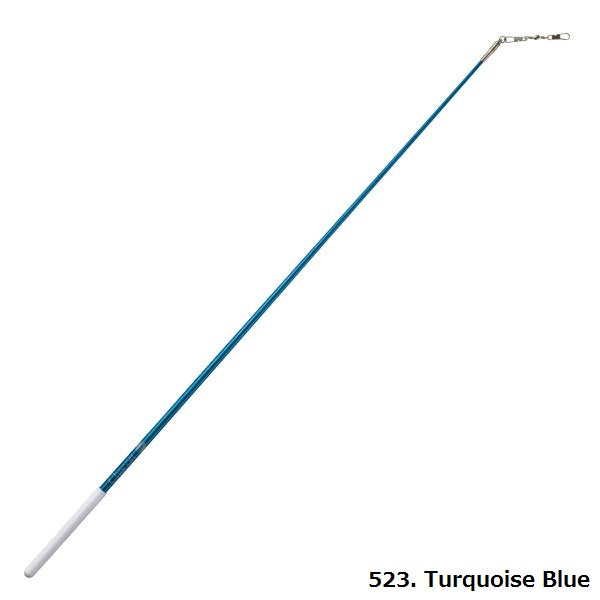 varilla colores Chacott competición gimnasia rítmica, palo cinta rítmica, varilla competición, mango para cinta, accesorio gimnasia, material deportivo rítmica, varilla profesional, equipamiento gimnasta shaer tienda de rítmica Blue glitter 