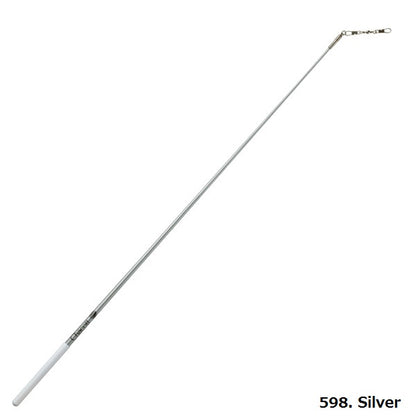varilla colores Chacott competición gimnasia rítmica, palo cinta rítmica, varilla competición, mango para cinta, accesorio gimnasia, material deportivo rítmica, varilla profesional, equipamiento gimnasta shaer tienda de rítmica Silver glitter brillo 